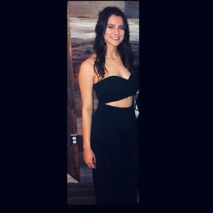 Urban Outfitters black jumpsuit.